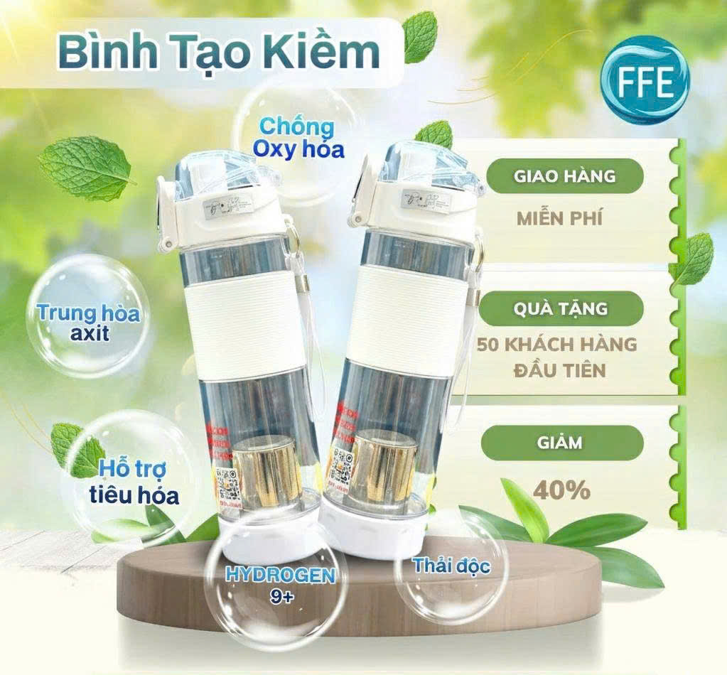 bình tạo kiềm hydrogen FFE